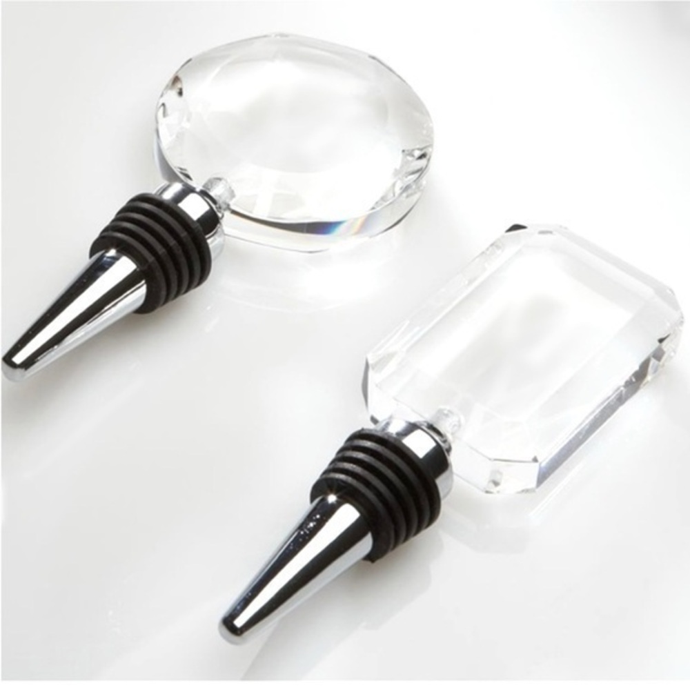 Pottery Barn Bohemian Jewel Glass Wine Bottle Stoppers!